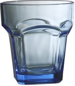 Blue stackable glass (270 ml / 9.5 oz)